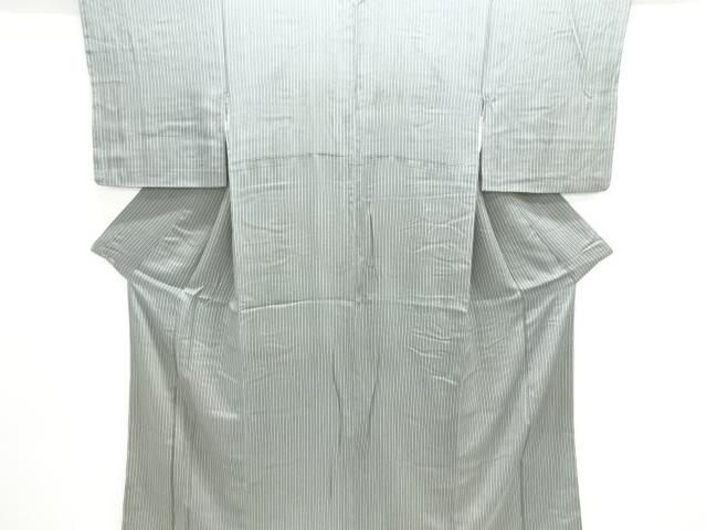 アンティーク　錦紗縞模様着物